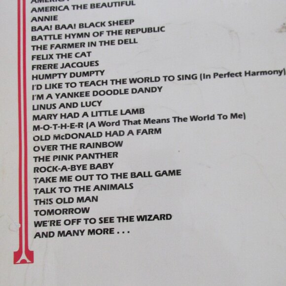 Complete Collection of Children's Favorite Songs Vintage Sheet Music Songbook - Picture 4 of 5